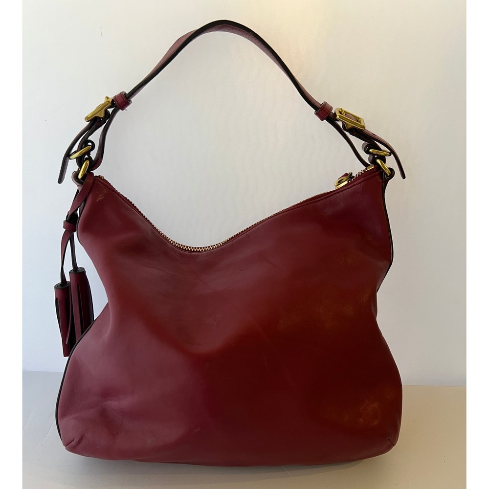 Coach Legacy Courtney Fuchsia Pink Leather Hobo Shoulder Bag 22381 - Picture 2 of 8